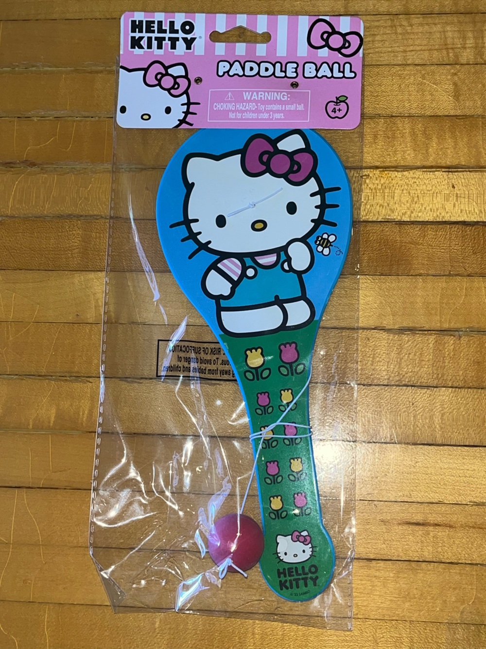 Hello Kitty Blue Paddleball NEW NWT